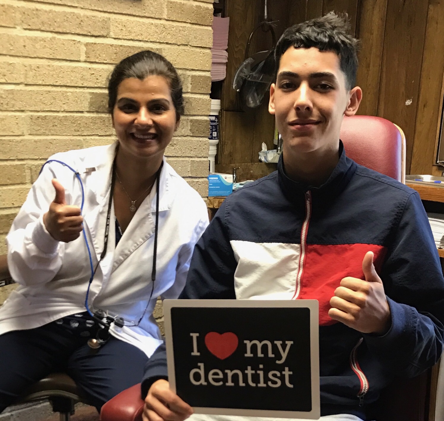 Happy patient smile